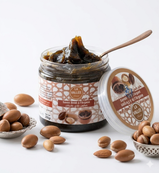 Savon Beldi à l'Argan de La Vallée. Le Secret du Rituel Hammam à la Maison